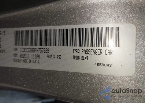 2015 Chrysler 200 S from USA, damaged, VIN 1C3CCCBB9FN757029